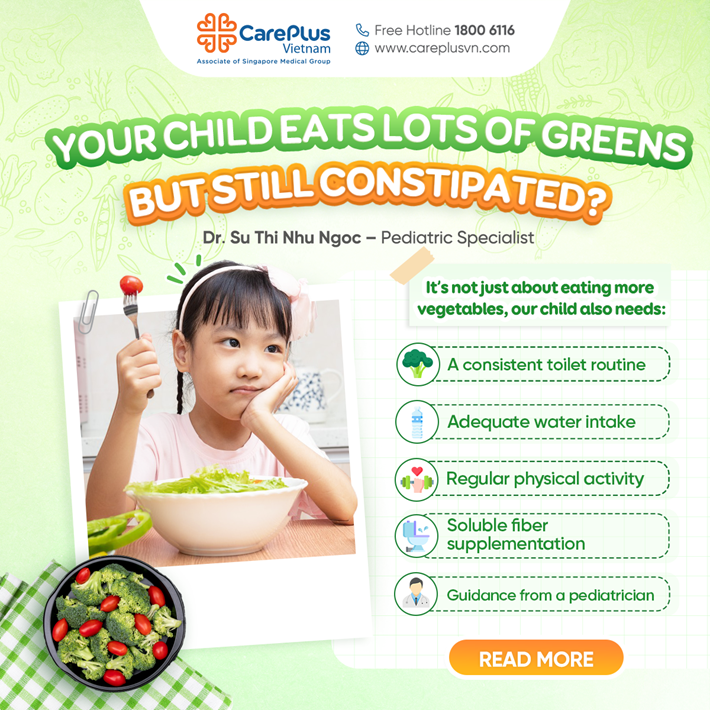 VEGGIES ARE GOOD, BUT THEY CAN’T FIGHT CONSTIPATION ON THEIR OWN! 