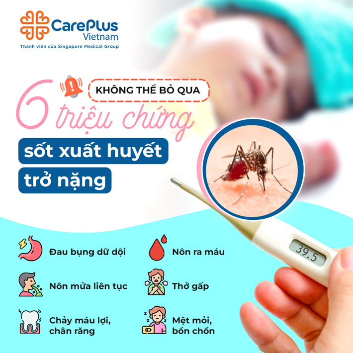 Đừng chủ quan 6 dấu hiệu sốt xuất huyết trở nặng!