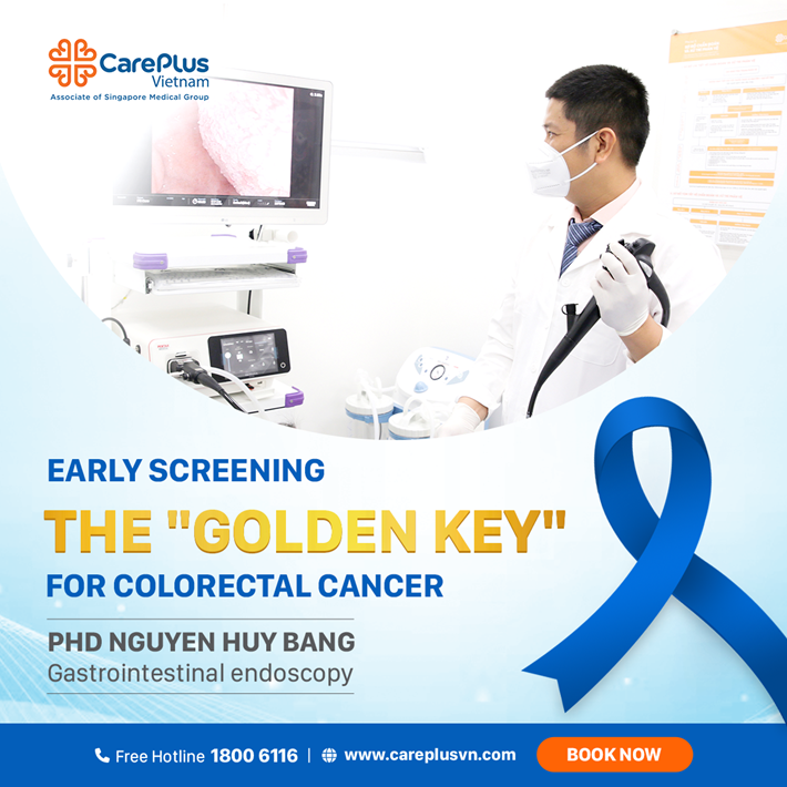 EARLY SCREENING - "THE GOLDEN KEY" REDUCING THE CONCERN OF COLORECTAL CANCER 
