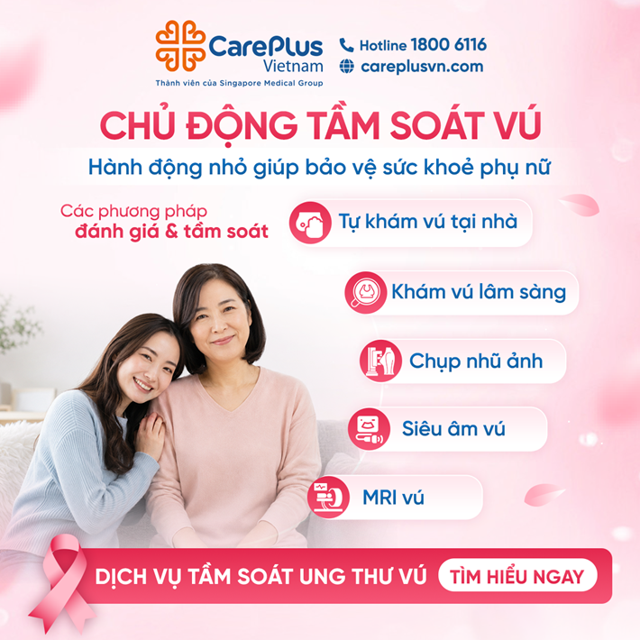 CHỦ ĐỘNG TẦM SOÁT VÚ - HÀNH ĐỘNG NHỎ GIÚP BẢO VỆ SỨC KHỎE PHỤ NỮ  