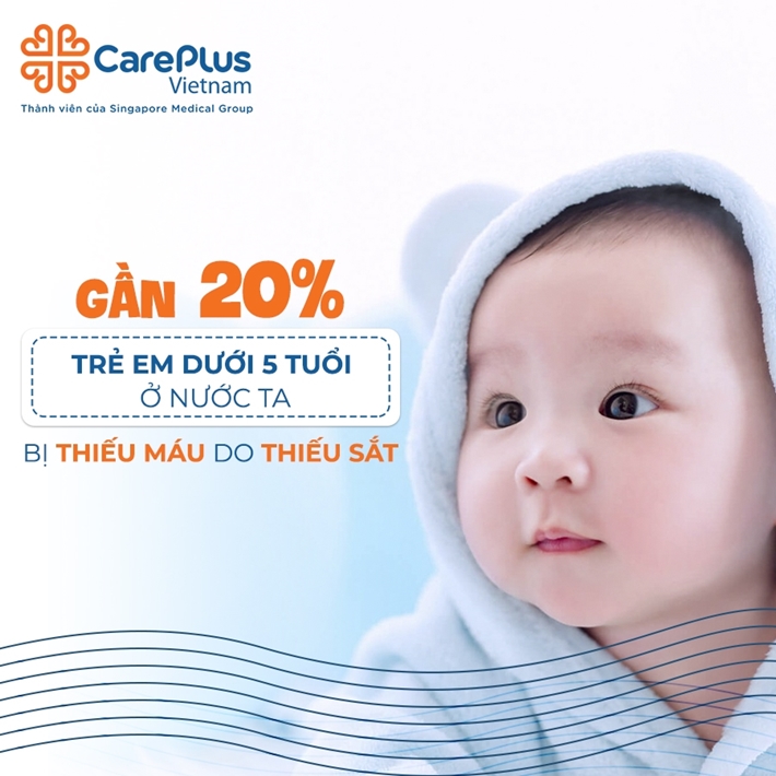 Gần 20% trẻ em dưới 5 tuổi ở nước ta bị thiếu máu do thiếu sắt