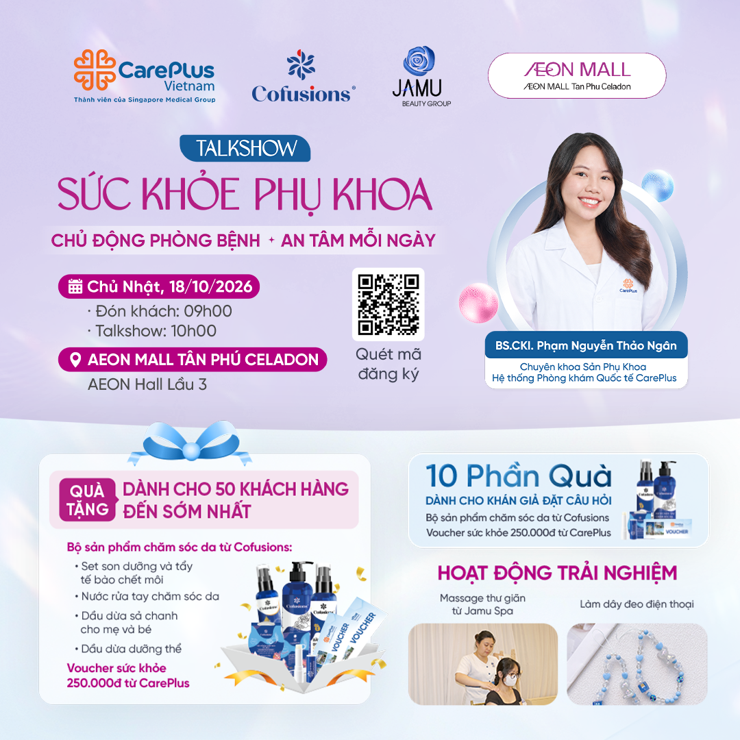 🌷 TALKSHOW: SỨC KHỎE PHỤ KHOA: CHỦ ĐỘNG PHÒNG BỆNH – AN TÂM MỖI NGÀY 