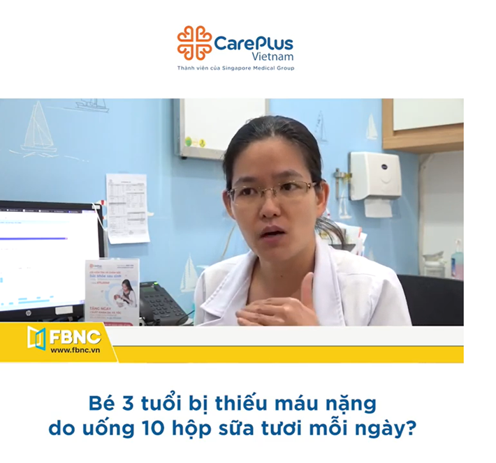 Thực hư câu chuyện bé 3 tuổi bị thiếu máu nặng do uống 10 hộp sữa tươi mỗi ngày?