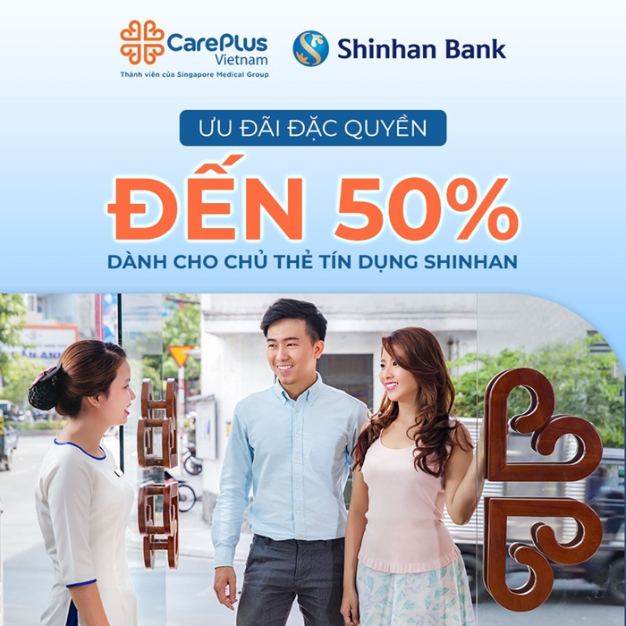 Ưu đãi đặc quyền đến 50% cho chủ thẻ tín dụng Shinhan