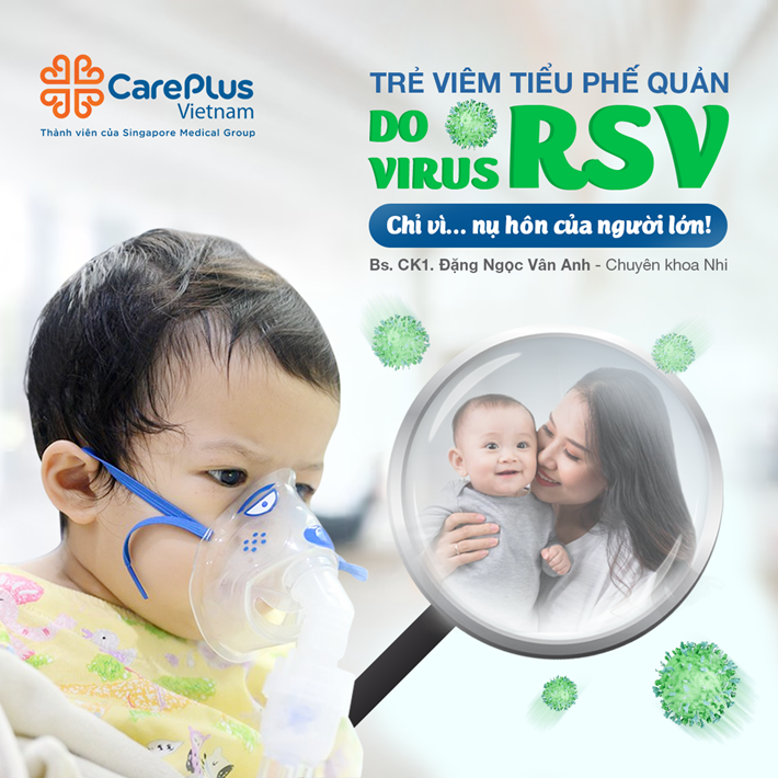 TRẺ CÓ NGUY CƠ MẮC BỆNH VIÊM TIỂU PHẾ QUẢN (RSV) CHỈ VÌ NỤ HÔN CỦA NGƯỜI LỚN!