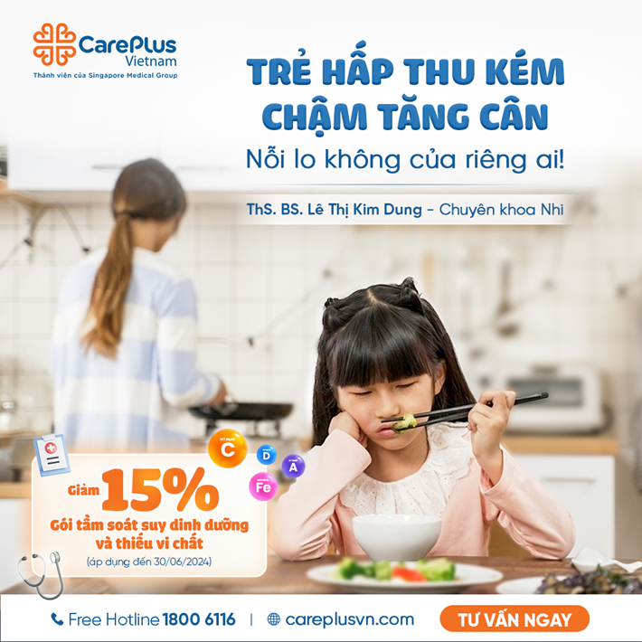 TRẺ KÉM HẤP THU, CHẬM TĂNG CÂN - NỖI LO KHÔNG CỦA RIÊNG AI! 