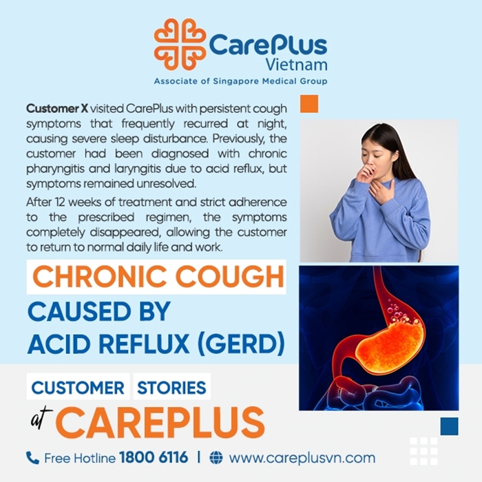 PERSISTENT COUGH – CAUSE: GASTROESOPHAGEAL REFLUX DISEASE (GERD) 