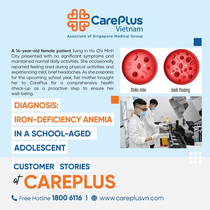 PATIENT STORY: IRON-DEFICIENCY ANEMIA IN A SCHOOL-AGED ADOLESCENT – STABILIZED AFTER 3 MONTHS OF TREATMENT
