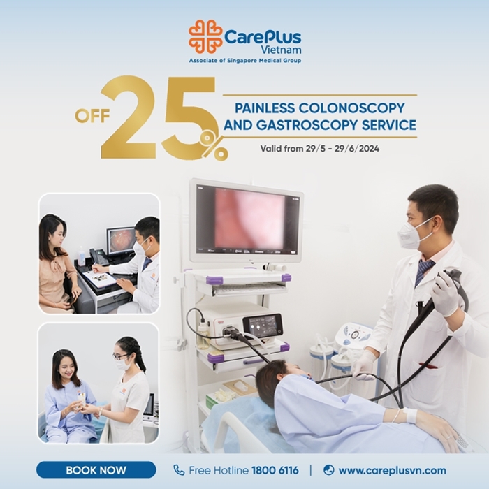 25% OFF PAINLESS COLONOSCOPY AND GASTROSCOPY SERVICE