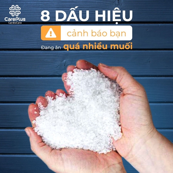 8 dấu hiệu cảnh báo bạn đang ăn nhiều muối