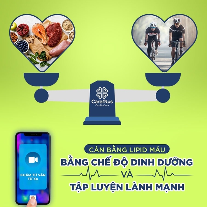 Chế độ ăn và tập luyện lành mạnh cho người rối loạn Lipid máu