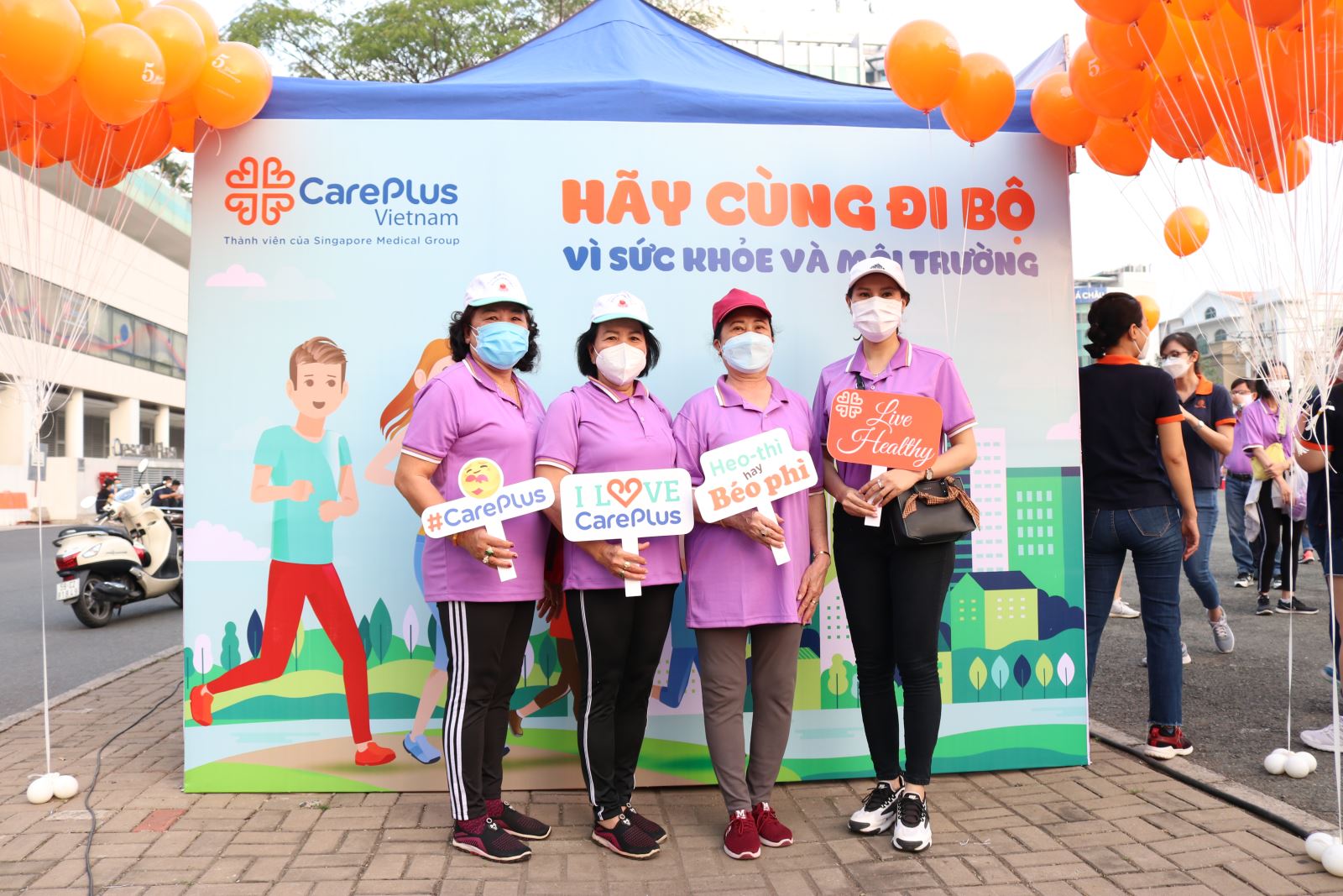 CarePlus đồng hành cùng Lawrence S.Ting Charity Walk 